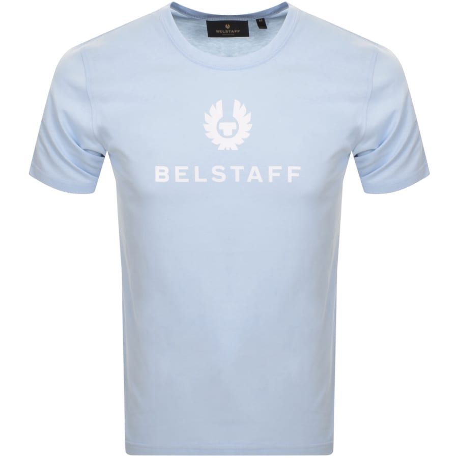 Tシャツ・カットソー BELSTAFF Men T Shirts 105233INSBL BLUE Belstaff Signature T Shirt Sky Blue | Mainline Menswear